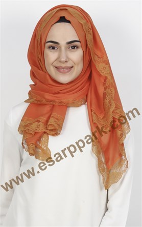 Dantelli Paşmina Şal 1243-62