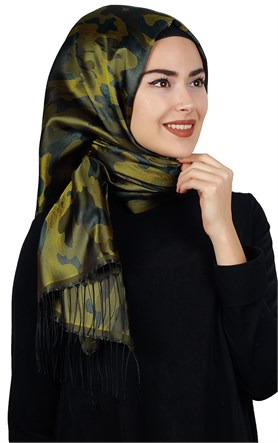 Kamuflaj İpeksi Şal 5550-32