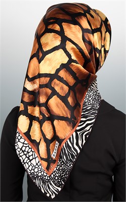 1446-11  SARAR İPEK SİYAH KAHVE