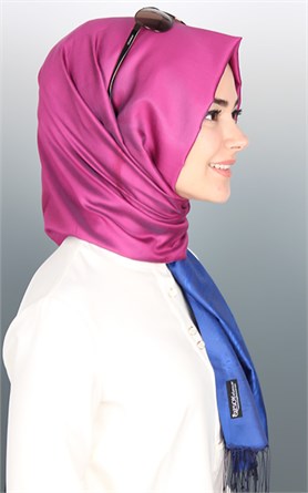 500-0013-27 ÇİFT YÖNLÜ İPEKSİ ŞAL