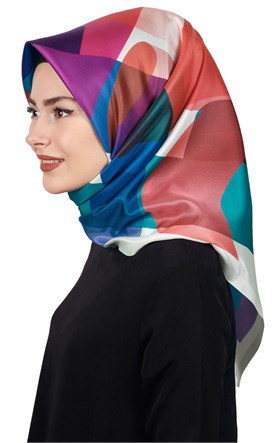 Piramit Tafta Dijital Eşarp 1917-4