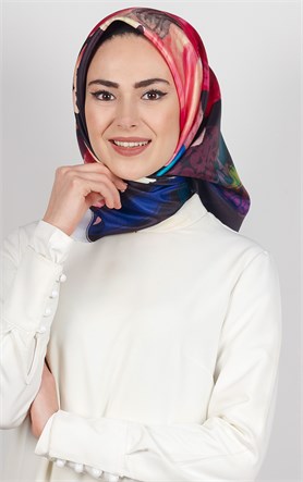 Piramit Tafta Dijital Eşarp 1924-9