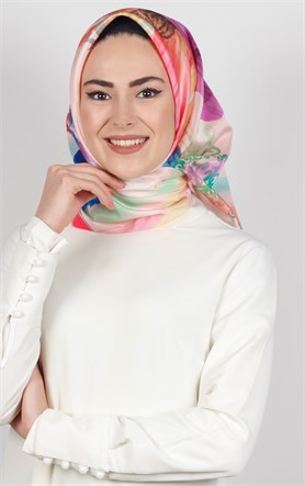 Piramit Tafta Dijital Eşarp 1924-4