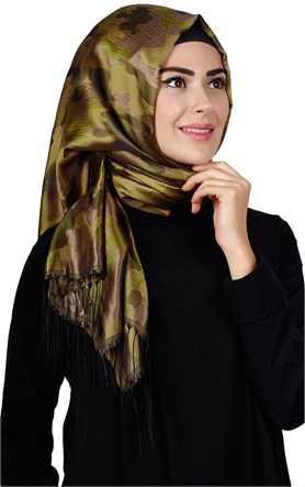 Kamuflaj İpeksi Şal 5550-30