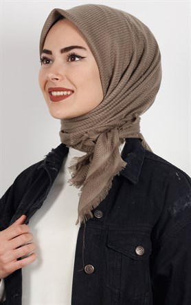  Fileli Coton Eşarp 1712-3