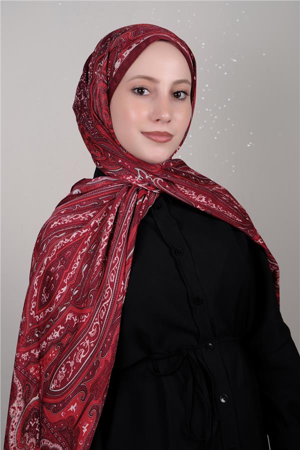 Desenli Lotus Şal 1515-8