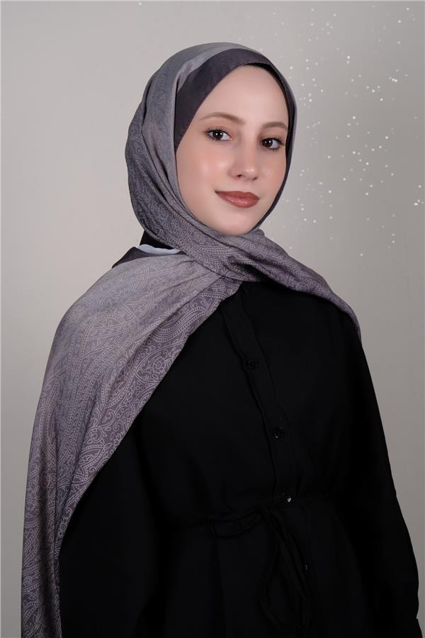 Desenli Lotus Şal 1516-10