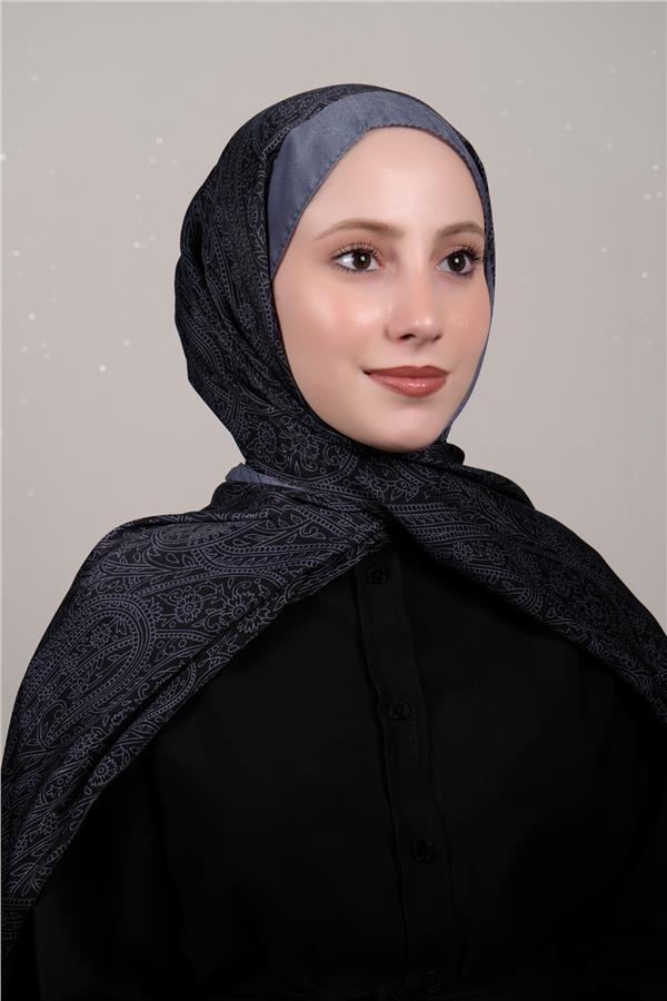 Desenli Lotus Şal 1516-12