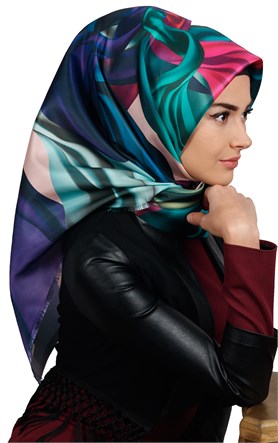 Tafta Dijital Eşarp 1320-6