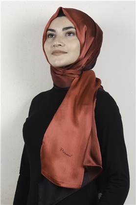 Diamond Degrade Janjan Şal 2728-18 Kırmızı