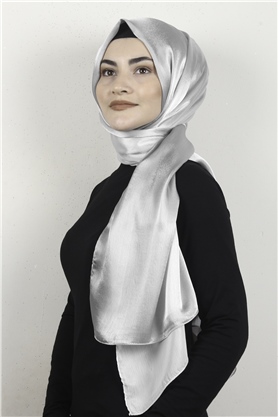 Diamond Degrade Janjan Şal 2728-10 Açık Gri