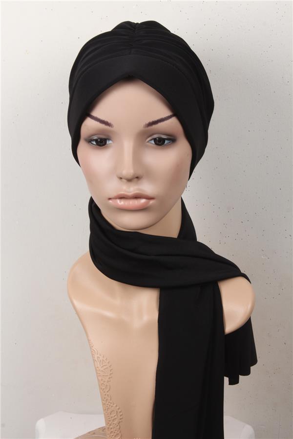 Dubai Pratik Şal 4533-1 Siyah