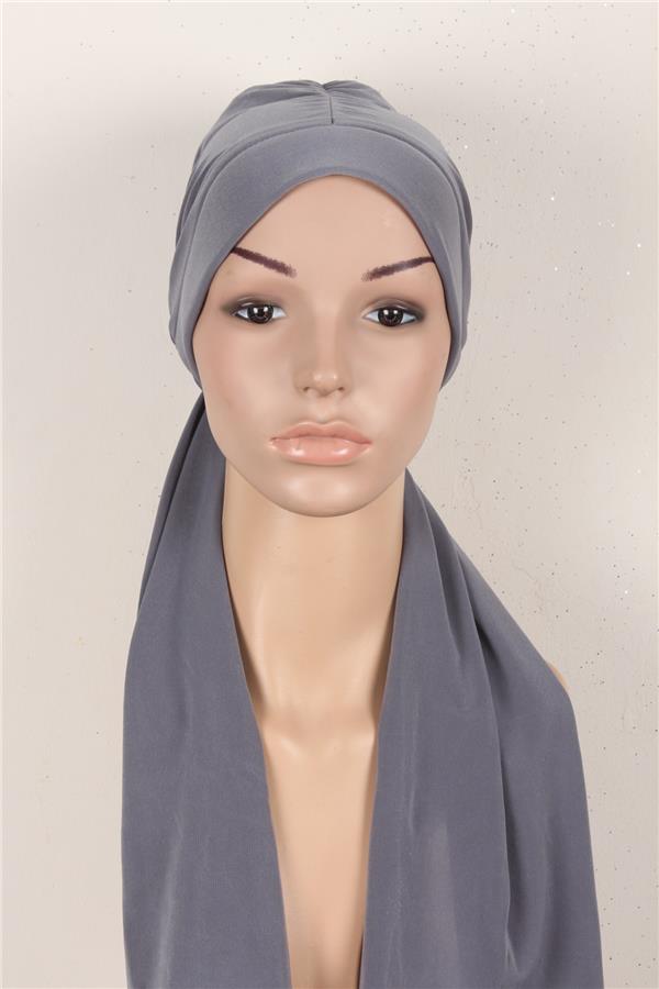 Dubai Pratik Şal 4533-6 Füme