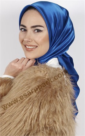 Düz Renk Saten Eşarp 1041-10