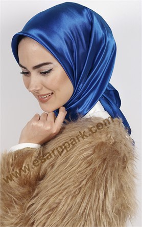 Düz Renk Saten Eşarp 1041-10