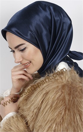 Düz Renk Saten Eşarp 1041-14