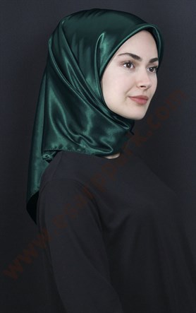 Düz Renk Saten Eşarp 1041-33
