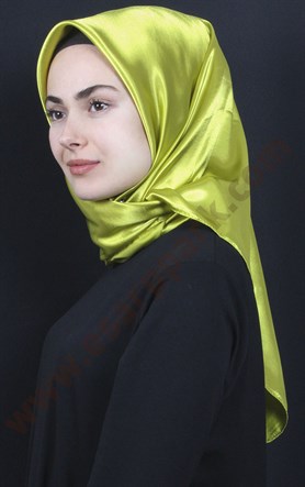 Düz Renk Saten Eşarp 1041-34