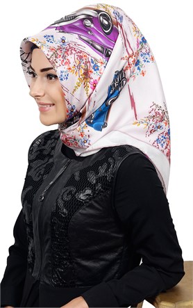 Levidor İndirimli İpek Eşarp 12544-2