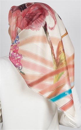 Piramit Tafta Dijital Eşarp 1924-12