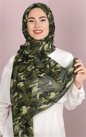 Akel Fileli Desenli Şal 180-1