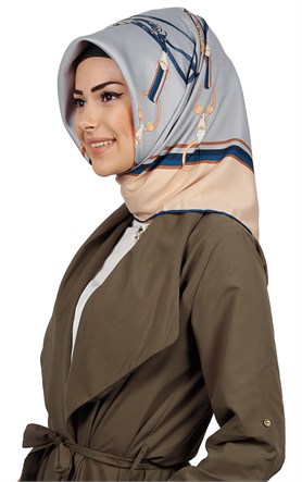 102-0028-06 U.S POLO ASSN EŞARP GRİ