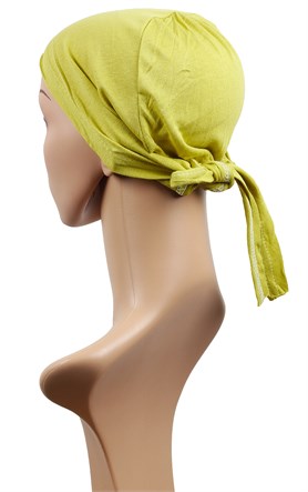 Penye Eşarp Bonesi 251-33 Sarı