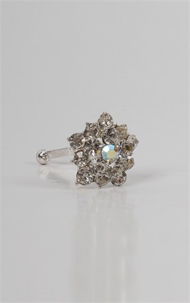 Abiye Taşlı Eşarp Klipsi 401-6