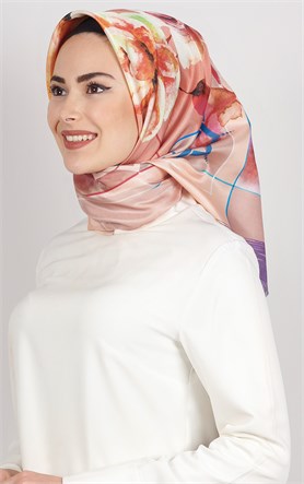 Piramit Tafta Dijital Eşarp 1920-11