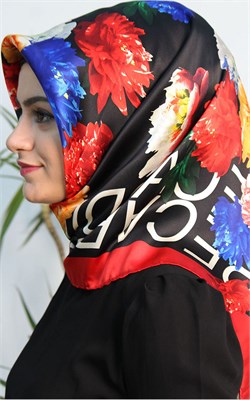 6176230-341 PIERRE CARDİN SİYAH KIRMIZI