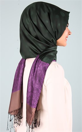 500-0015-04 ÇİFT YÖNLÜ İPEKSİ ŞAL