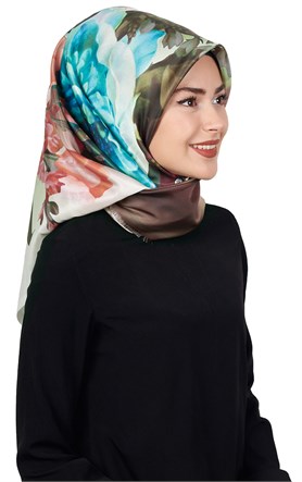 Piramit Tafta Dijital Eşarp 1919-6