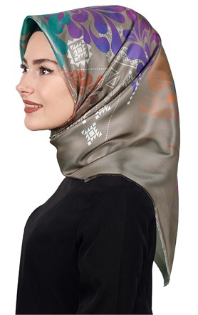 Piramit Tafta Dijital Eşarp 1915-5