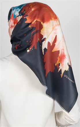 Piramit Tafta Dijital Eşarp 1921-12