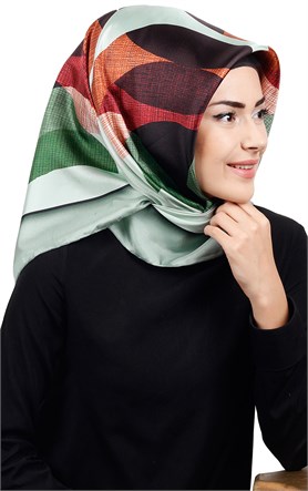 İthal İpek Eşarp 1580-8