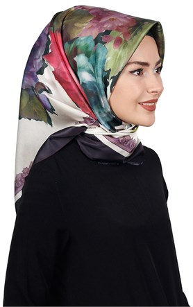 Piramit Tafta Dijital Eşarp 1916-1