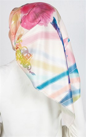 Piramit Tafta Dijital Eşarp 1924-2