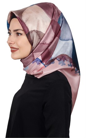 Piramit Tafta Dijital Eşarp 1914-4