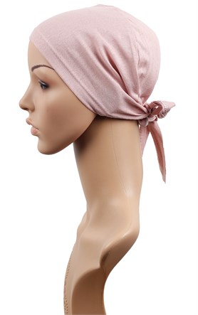 Penye Eşarp Bonesi 251-12 Pudra