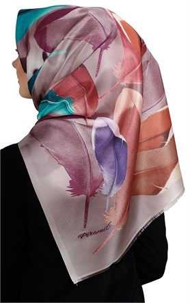 Piramit Tafta Dijital Eşarp 1911-7