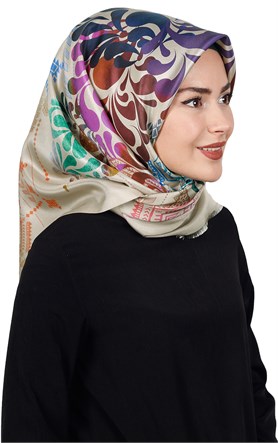 Piramit Tafta Dijital Eşarp 1915-3