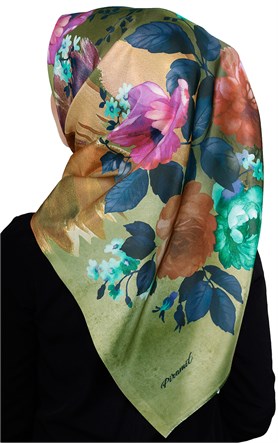 Piramit Tafta Dijital Eşarp 1912-7