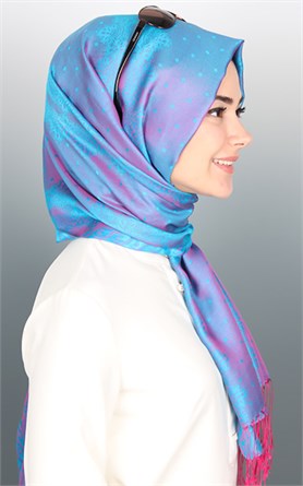 500-0013-29 ÇİFT YÖNLÜ İPEKSİ ŞAL