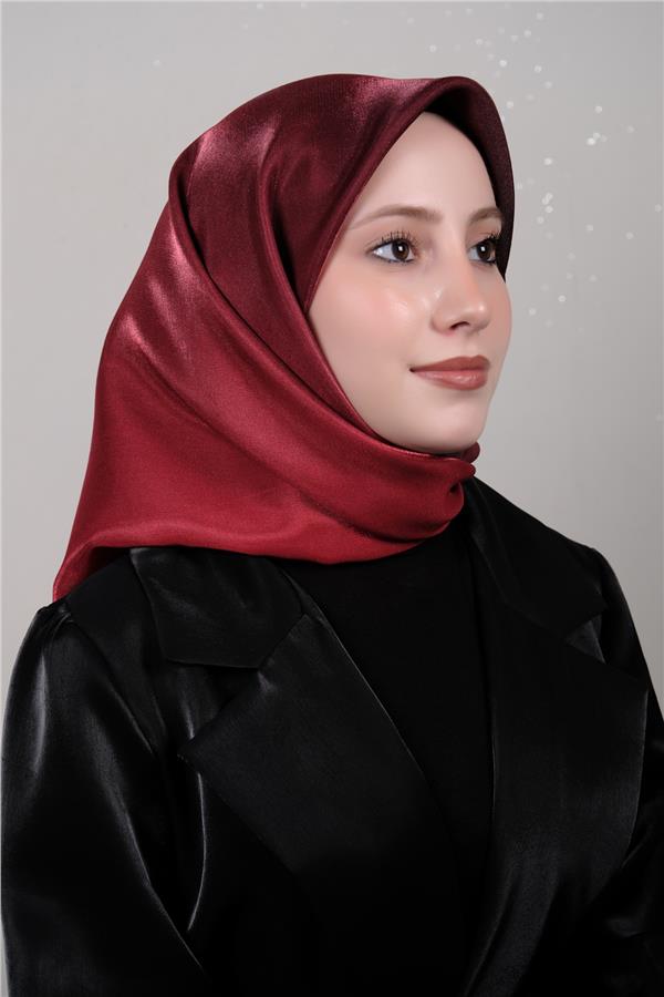 Elizya Degrade Eşarp 4010-4 Siyah-Kırmızı 