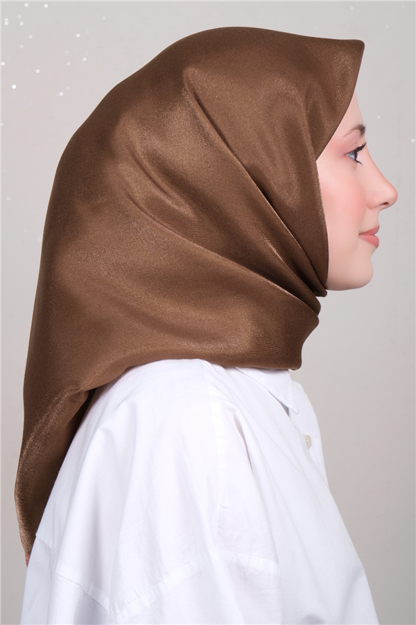 Elizya Simli Eşarp 3009-51 Kahve 