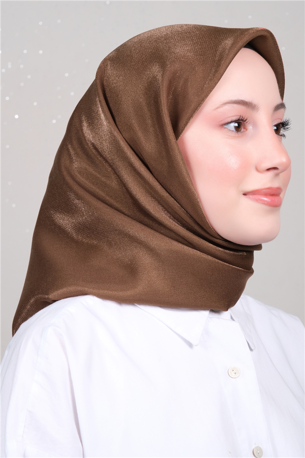 Elizya Simli Eşarp 3009-51 Kahve 