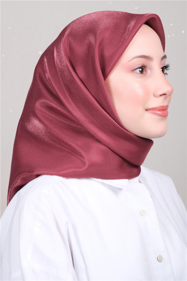 Elizya Simli Eşarp 3009-52 Açık Bordo 