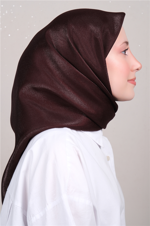 Elizya Simli Eşarp 3009-55 Koyu Mürdüm 