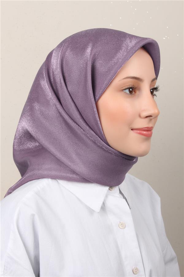 Elizya Simli Eşarp 4009-30 Puslu Leylak