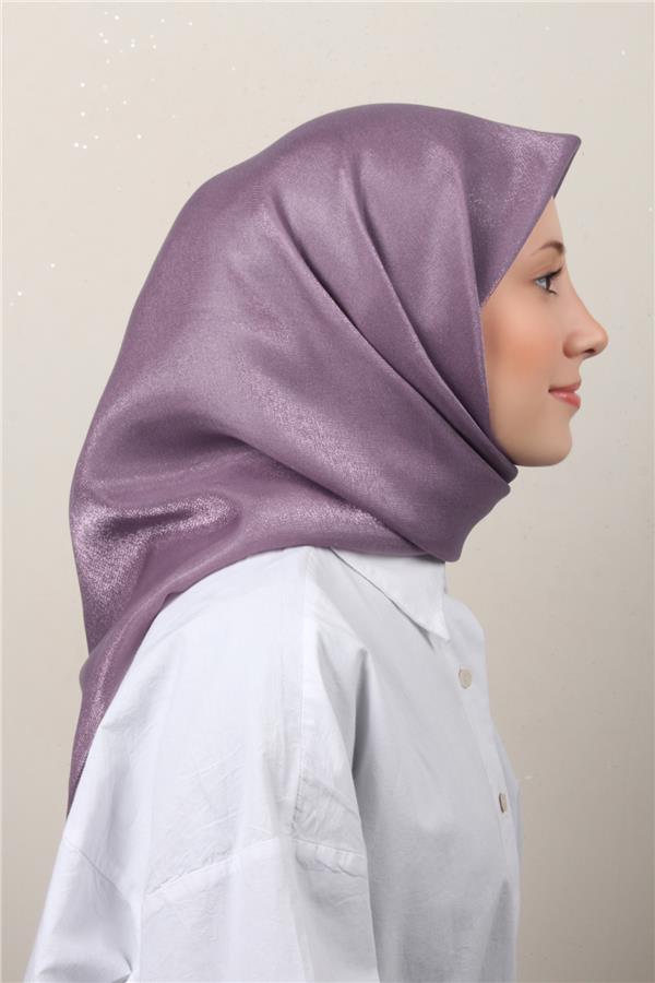 Elizya Simli Eşarp 4009-30 Puslu Leylak